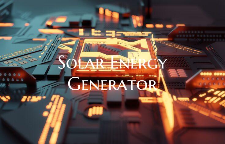 Solar Energy Generator